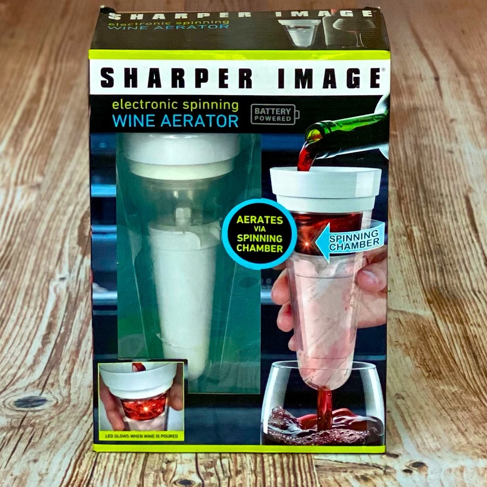 Sharper Image electronic wine aerator! NWT!